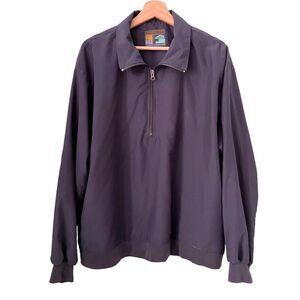 Vintage Forrester's Outerwear Windbreaker Jacket Half Zip Made in USA Size Large